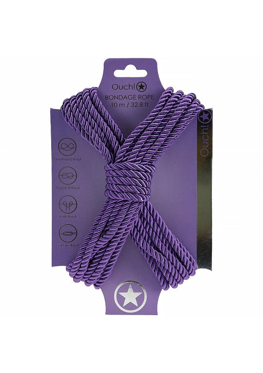 Ouch Bondage Rope 10m Purple
