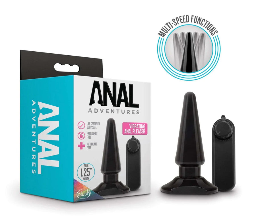 Anal Adventures Vibrating Anal Pleaser