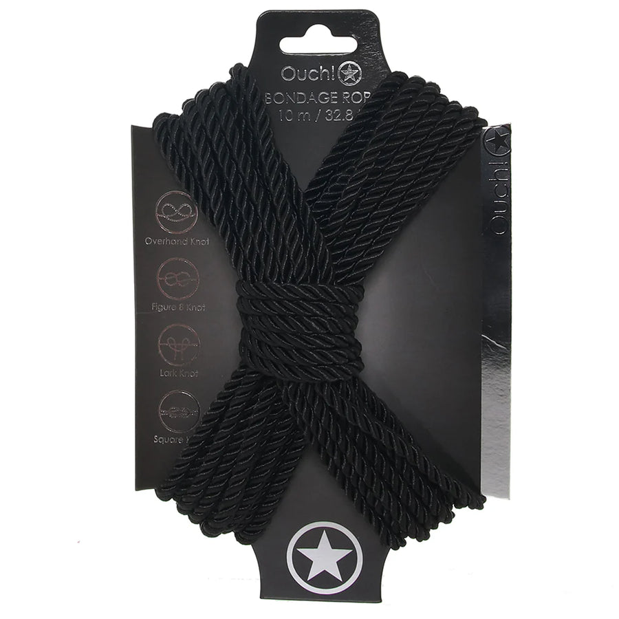 Ouch Bondage Rope 10M Black
