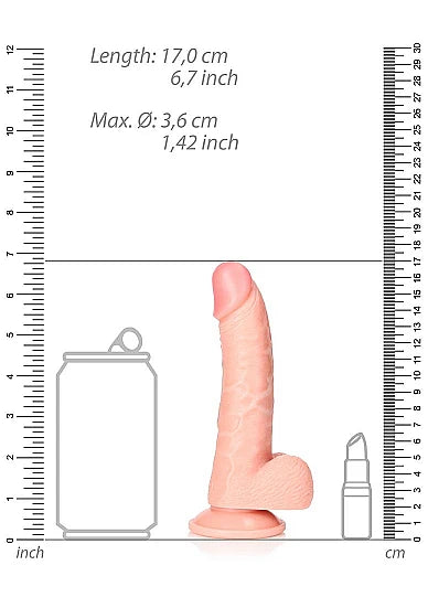 RealRock 6” Curved Dildo