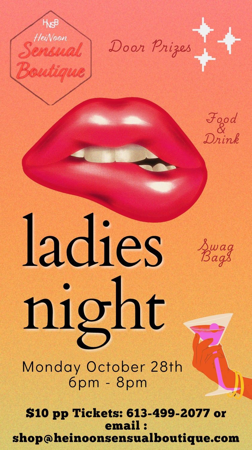 Ladies Night Octobers 28th