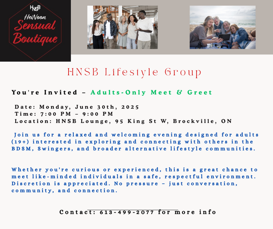 HNSB Lifestyle Group - Adults-Only Meet & Greet