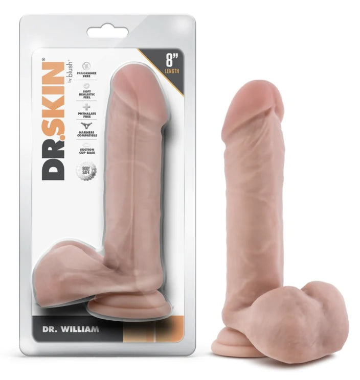 Dr. Skin Dr William Dildo 8”