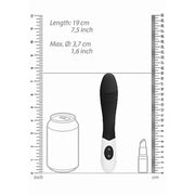 GC Ribbed Vibrator Black