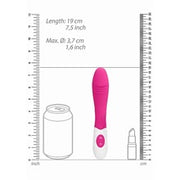 GC Ribbed Vibrator Pink