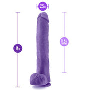 Blush AuNaturel Purple Daddy Dildo 14”