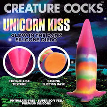 Creature Cocks Unicorn Kiss Glow In The Dark Silicone Dildo