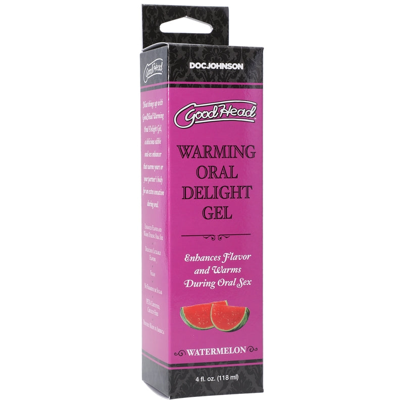 4 oz GoodHead Warming Gel Watermelon