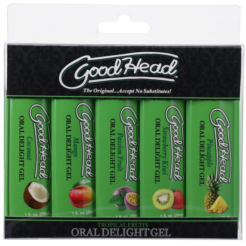 GoodHead Oral Delight Gel 5 Pack Tropical Fruit