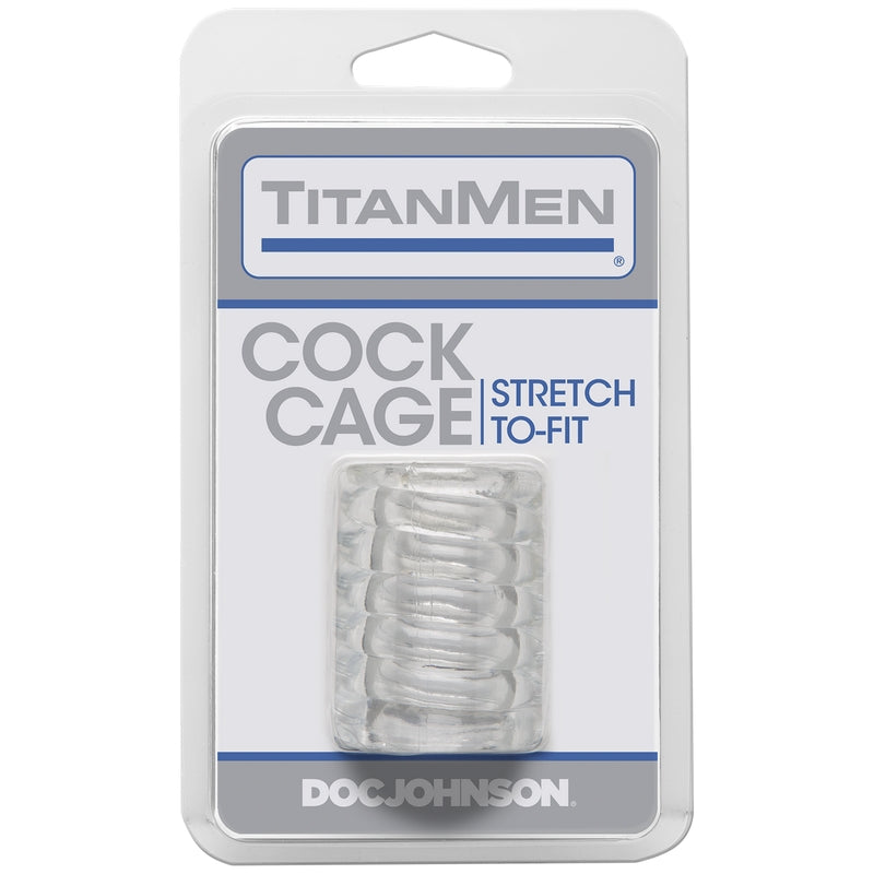 Titanmen Tools Cock Cage Clear