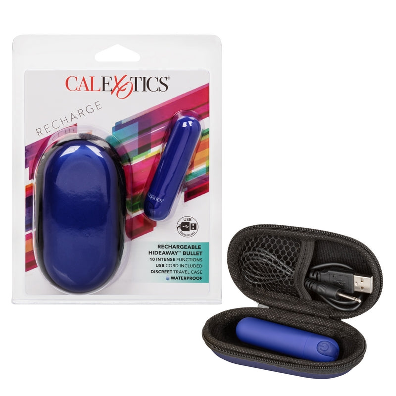 Rechargeable Hideaway Bullet Blue