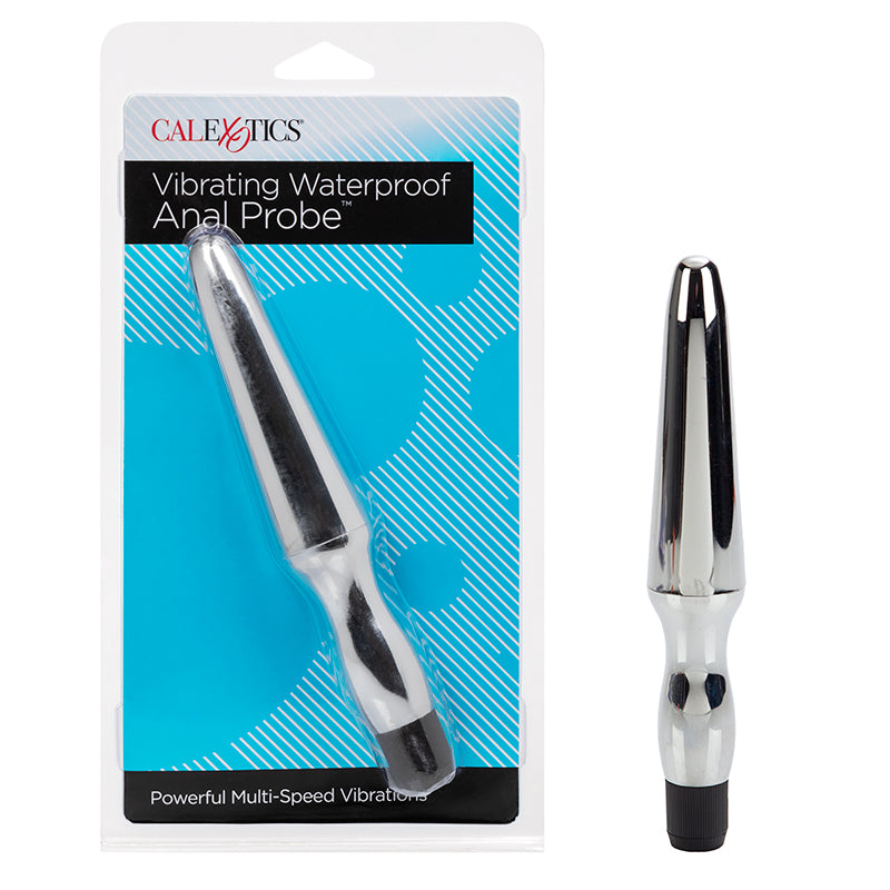 Waterproof Anal Probe Silver