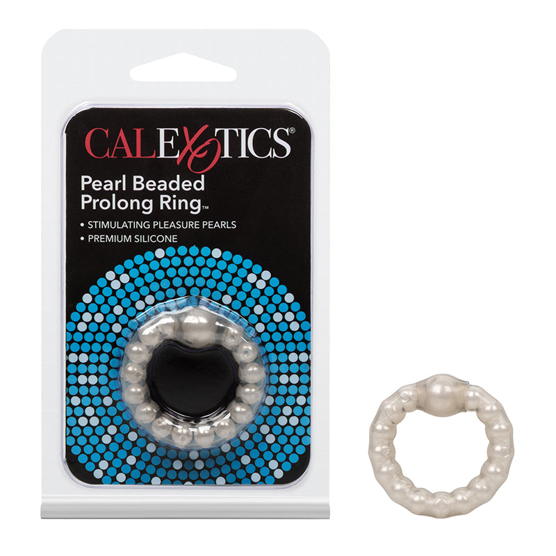 Pearl Beaded Prolong Ring Smoke