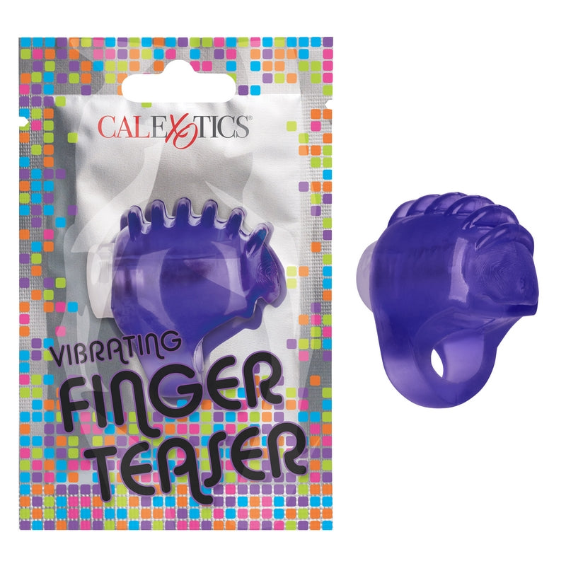 Foil Pack Vibrating Finger Teaser Purple