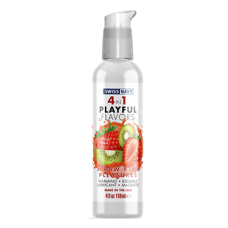 4 oz Playful Flavors 4 in 1 Strawberry/Kiwi