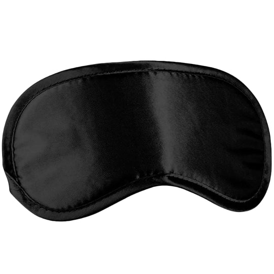 Ouch Black & White Satin Eye Mask