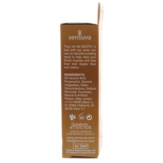 Sensuva Salted Caramel Throat Relaxing Spray 1oz