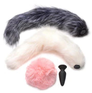 Tailz White Fox Tail Plug and Ears