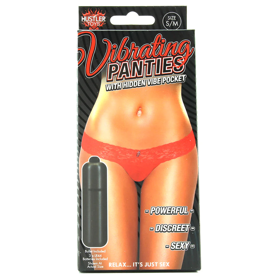 Vibrating Panties with hidden Vibe pocket M/L