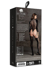 LE DESIR Kalyke XS/XL Bodystocking With Turtleneck