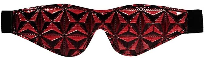 OUCH Luxury Eye Mask Burgundy