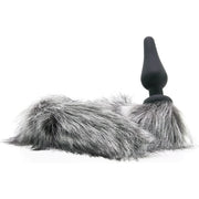 Tailz Grey Wolf Tail Plug and ears