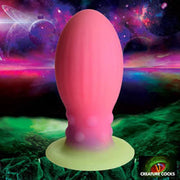 Xeno Egg Creature Cocks Glow in the Dark Silicone Egg - Large