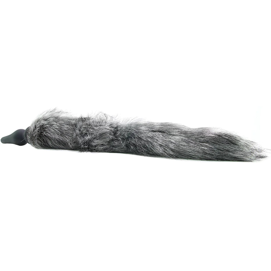 Tailz Grey Wolf Tail Plug and ears