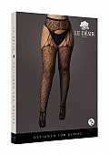 LE DESIR Suspender Leopard Pantyhose OSX