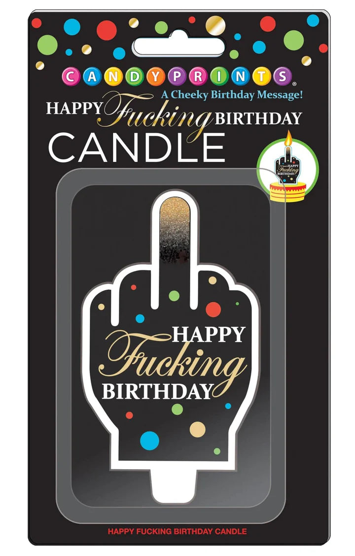 Happy F**king Birthday Candle