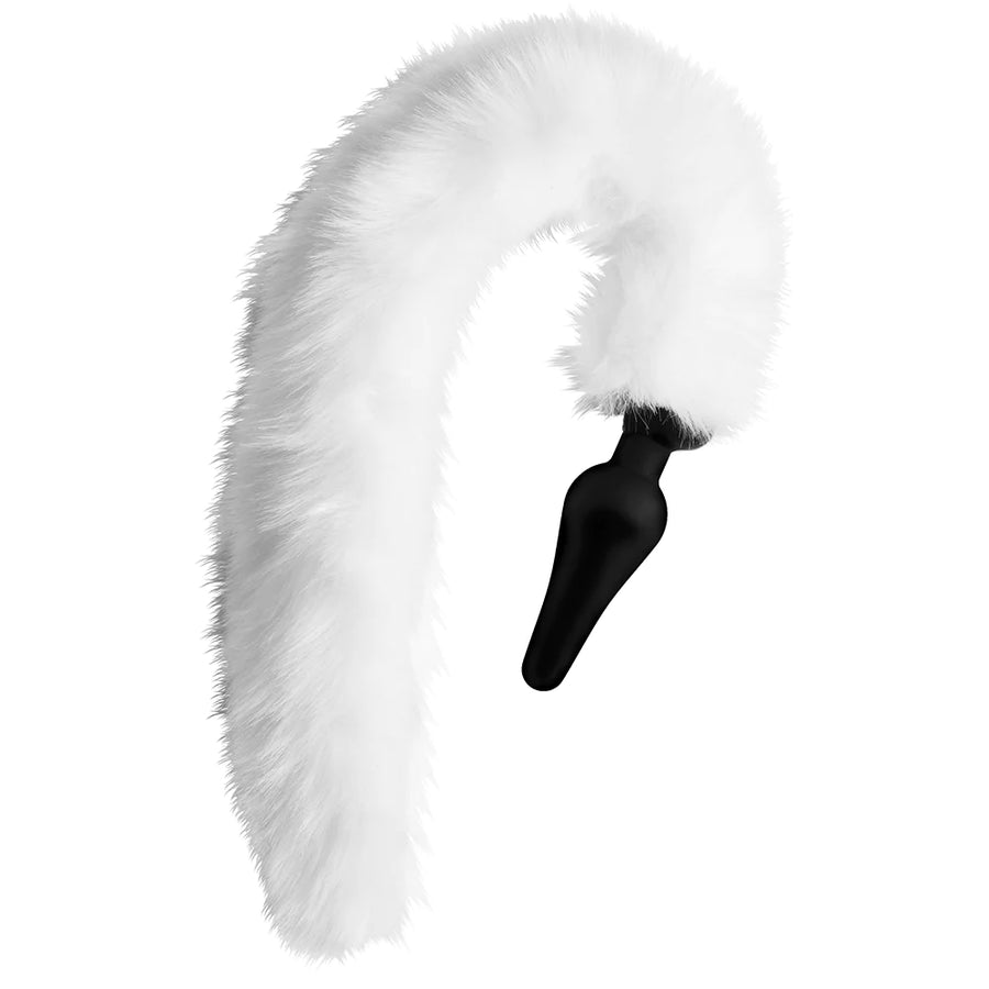 Tailz White Fox Tail Plug and Ears