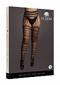 LE DESIR Suspender Striped Pantyhose OSX