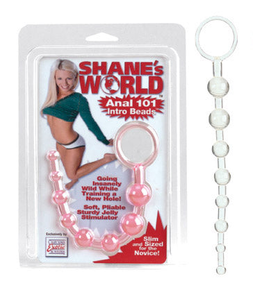 Shanes World Anal 101 Intro Beads Clear