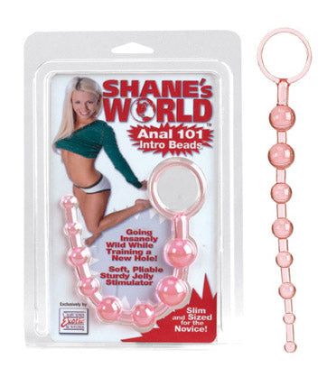 Shanes World Anal 101 Intro Beads Pink