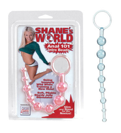 Shanes World Anal 101 Intro Beads Blue