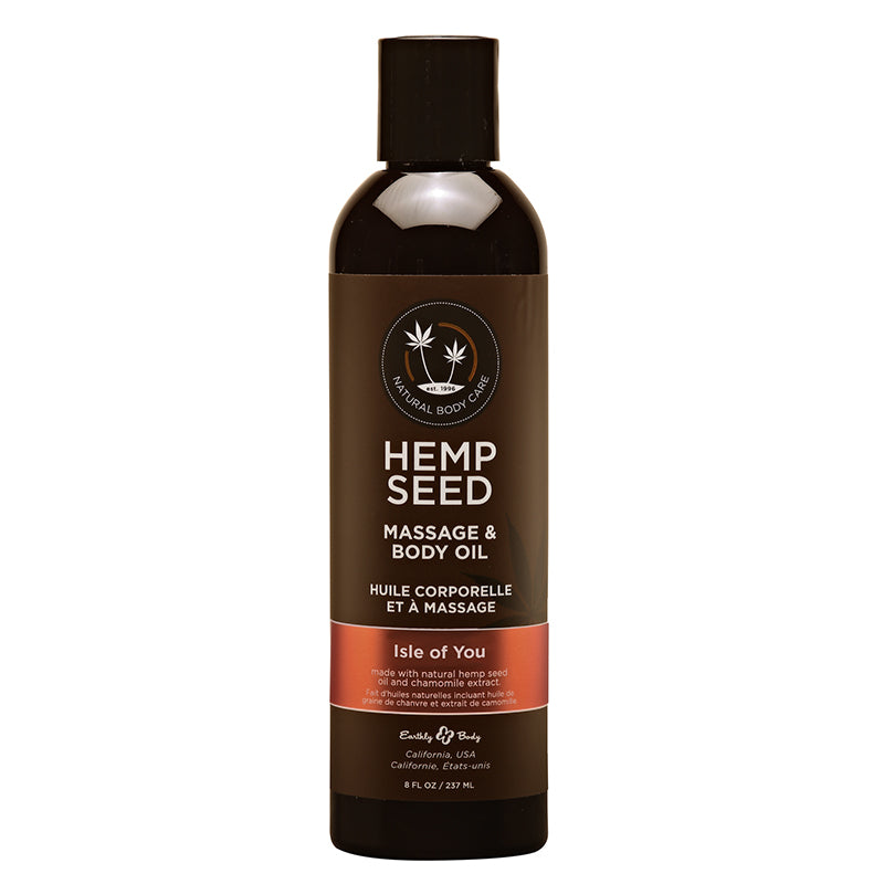 8 oz. Hemp Seed Massage Oil Isle of You