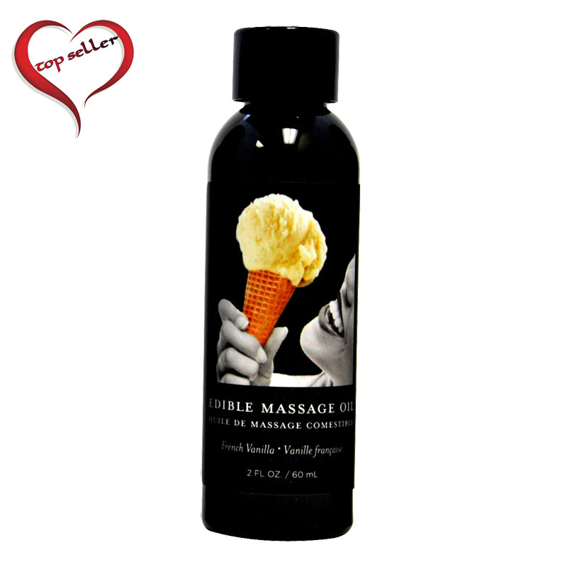 2 oz. Hemp Seed Edible Massage Oil Vanilla