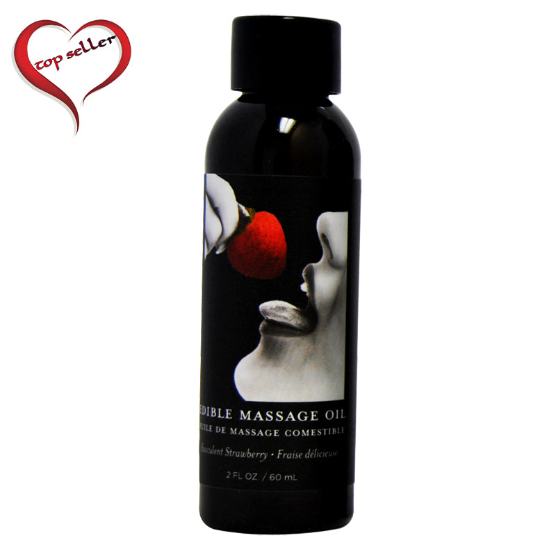 2 oz. Edible Massage Oil Strawberry