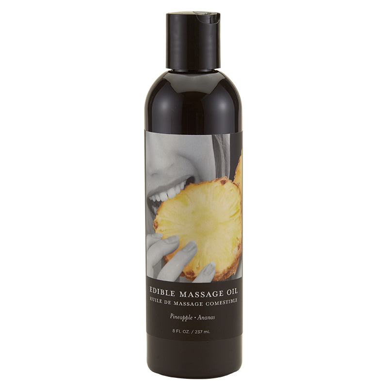 8 oz. Edible Massage Oil Pineapple