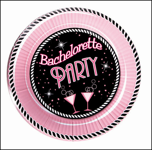 10 Bachelorette Party Plate Large Size - Pack of 10