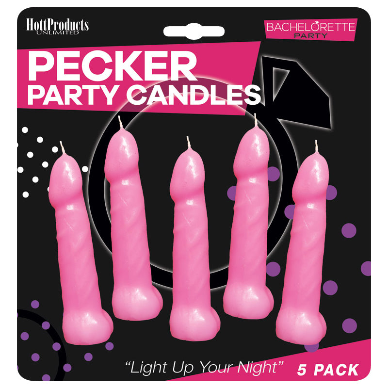 Bachelorette Party Pink Pecker Candles