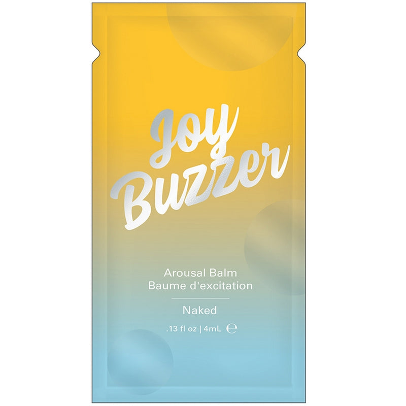 4 ml Joy Buzzer Arousal Balm Naked Foil Pac