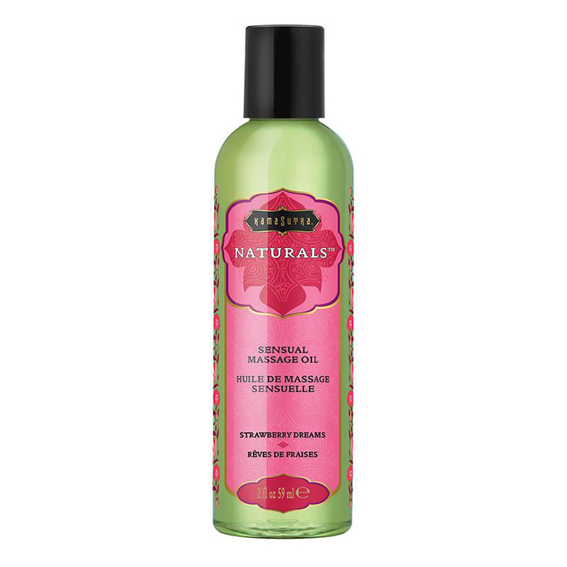 Naturals Massage Oil 2 oz Strawberry