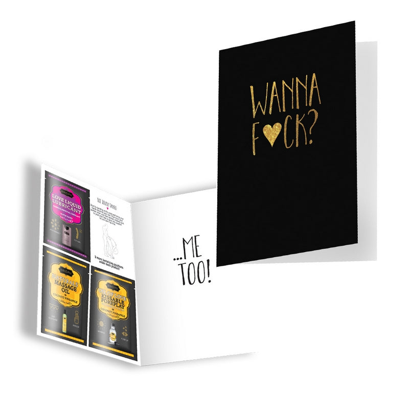 Naughty Notes Greeting Card Wanna F*ck