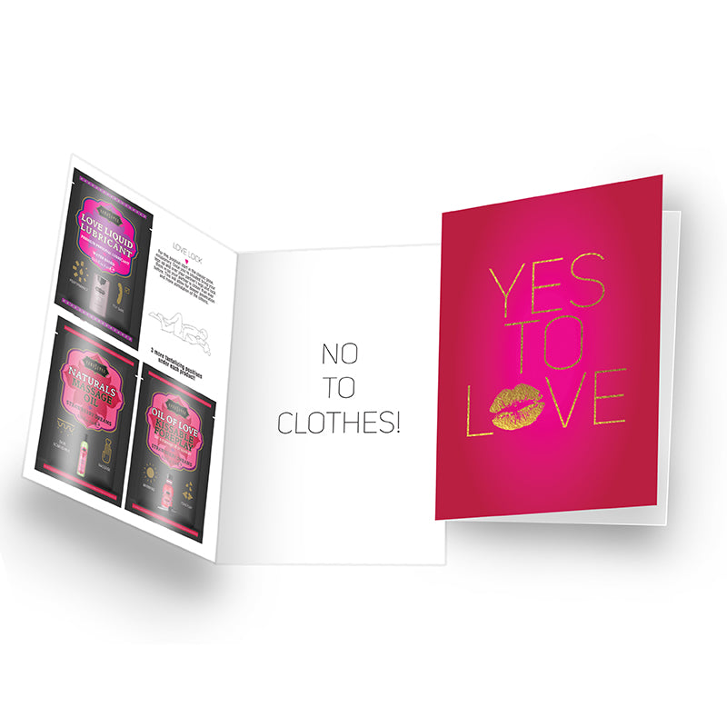 Naughty Notes Greeting Card Yes to Love