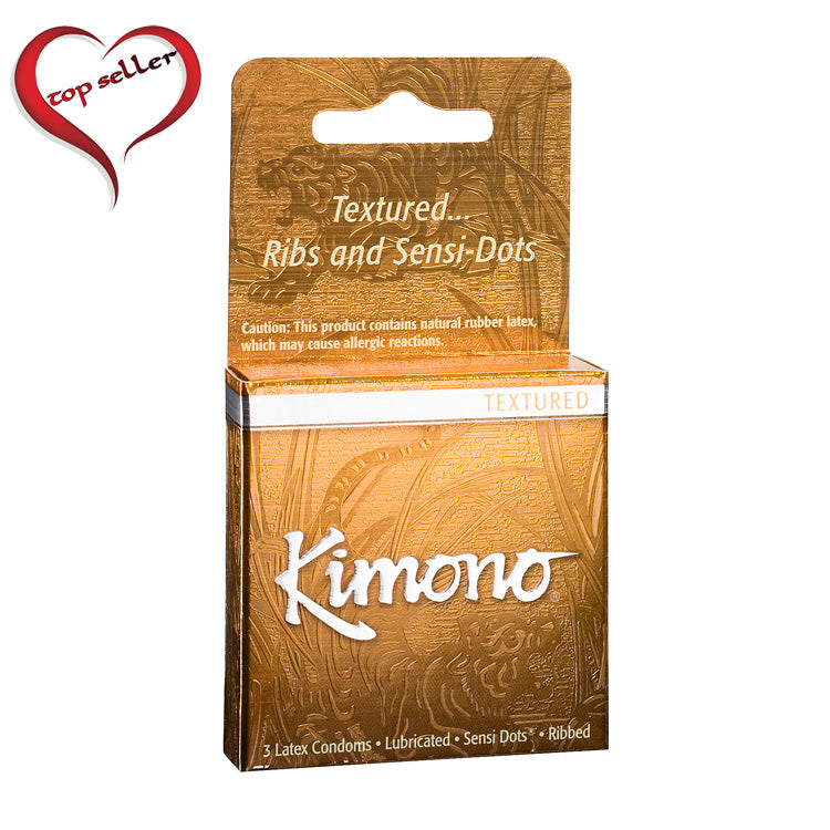 Kimono Textured Condom3 Pack