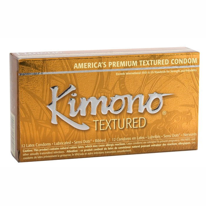 Kimono Textured Condom12 Pack