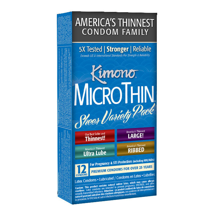 Kimono MicroThin Variety Pack 12 Pack