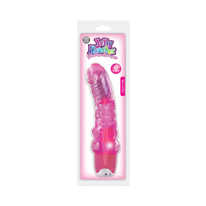 Jelly Rancher Vibrating Massagers 6 inch Pink