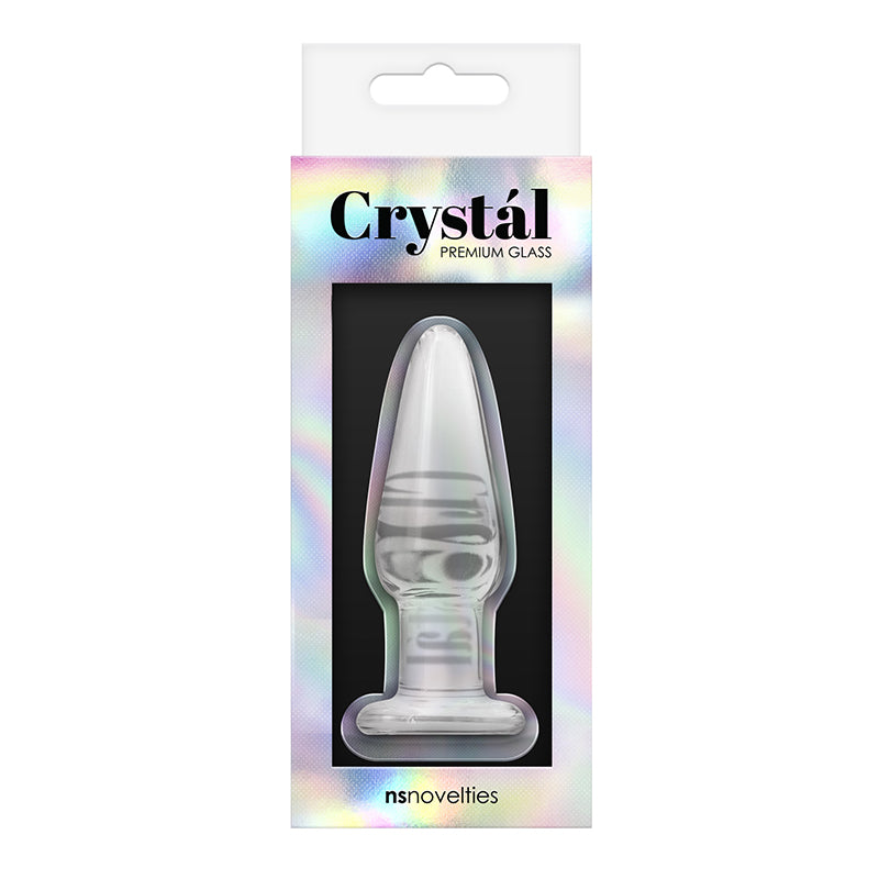 Crystal Small Tapered Plug Clear